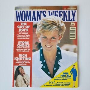 Womens Weekly Magazine 8th January 1991 Princess Diana Wales Christopher Timothy